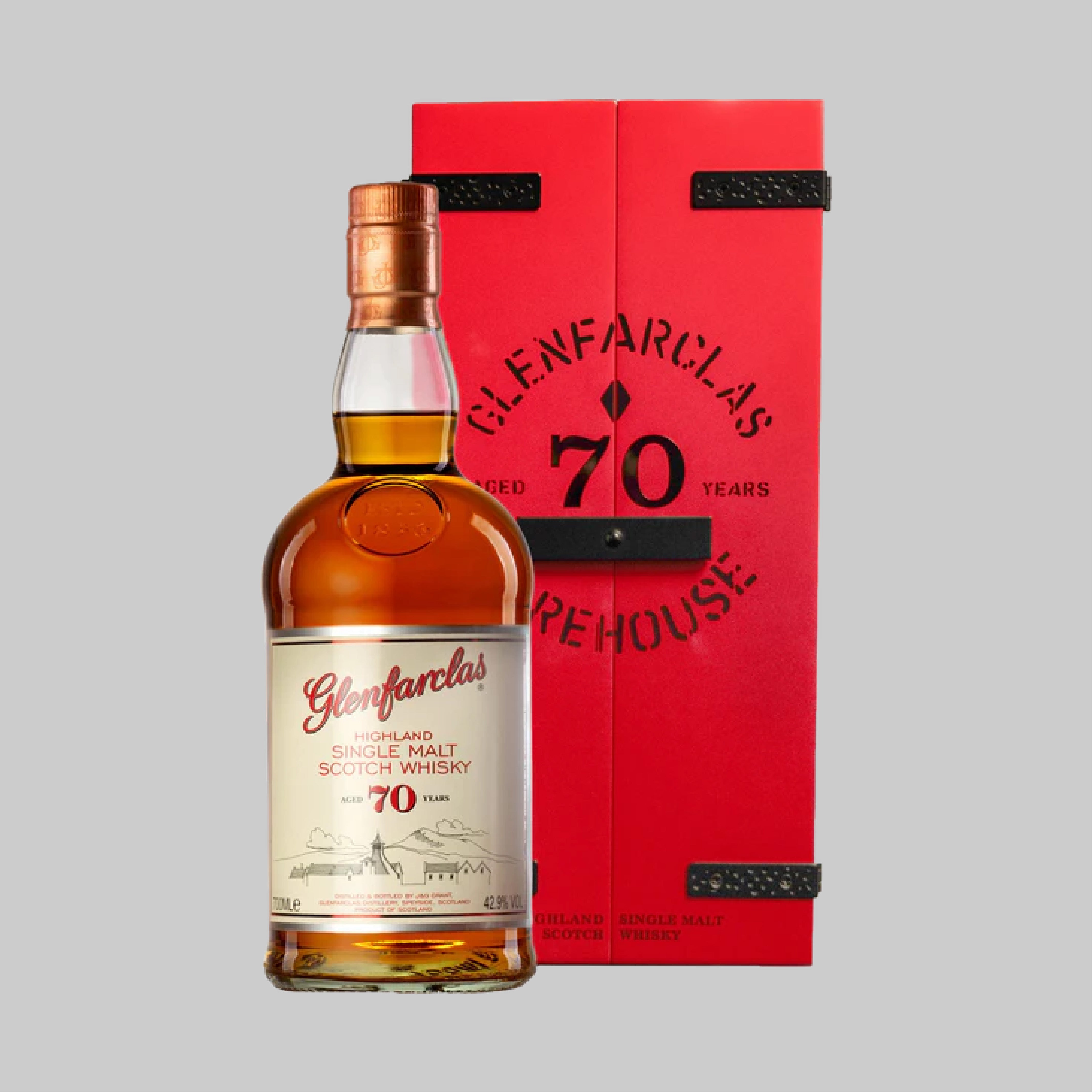 Glenfarclas 70 Years Single Malt Scotch Whisky 700ml 40.6% | TIME2DRINK